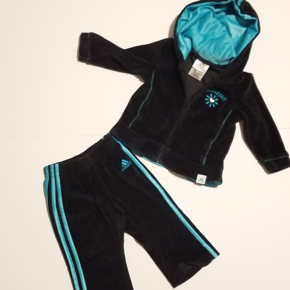 adidas velour sweatsuit